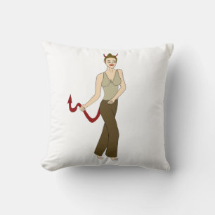 Cojín Decorativo chica diablo