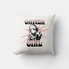 Cojín Decorativo Chica Gamer | Juegos
