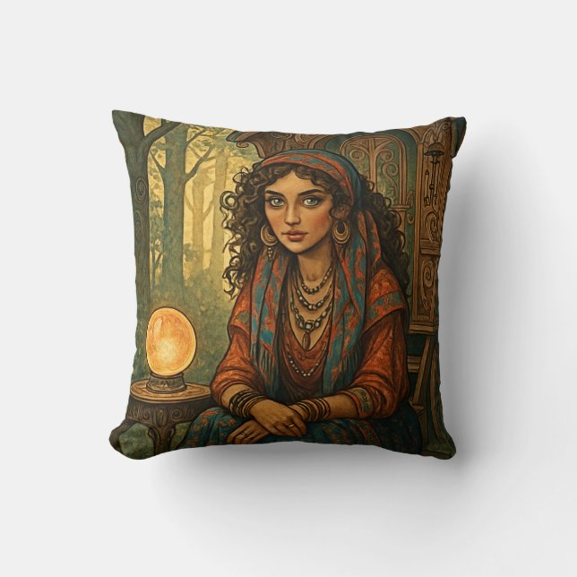 Cojín Decorativo Chica gitana (Anverso)
