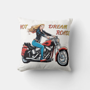 Cojín Decorativo Chica Hot Dream Roads