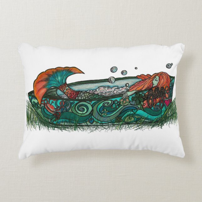 Cojín Decorativo chica inmoral (Anverso)