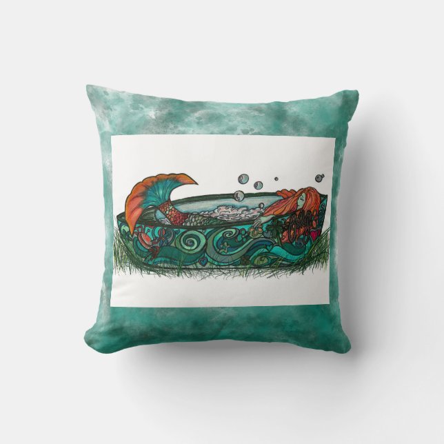 Cojín Decorativo chica inmoral (Anverso)