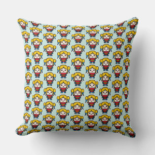 Cojín Decorativo Chica mala pixelada linda