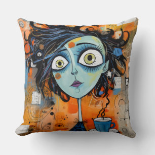Cojín Decorativo Chica Maravillosa y Caprichosa Julianna Doodlewell