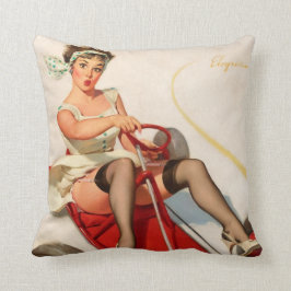 Cojín Decorativo Chica modelo divertido