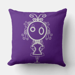Cojín Decorativo Chica Personalizado de Cute Kawaii