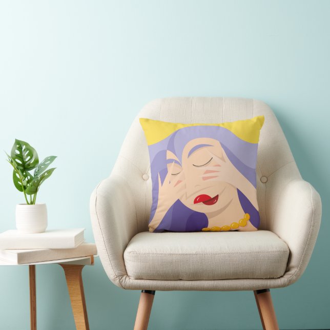 Cojín Decorativo Chica tímida (Silla)