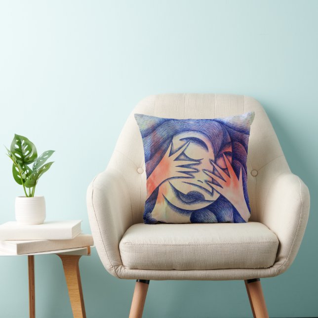 Cojín Decorativo Chica tímida (Silla)