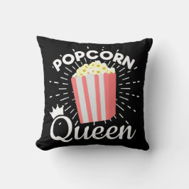 Cojín Decorativo Chicas de cine Popcorn Queen