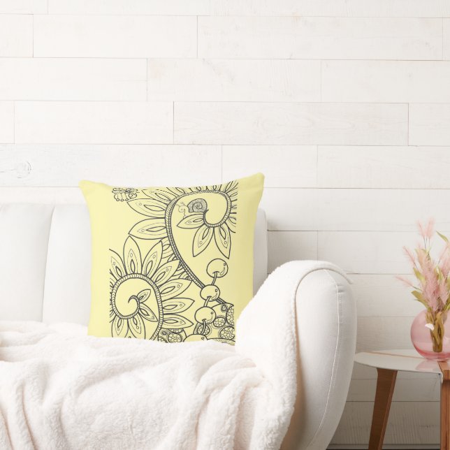 Cojín Decorativo Chicas fantasía flor snail gingham pillow (Sofá)
