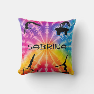 Cojín Decorativo Chicas Gimnasia Arco de Arco Iris