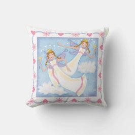 Cojín Decorativo Chicas personalizados mágicos de acuarela