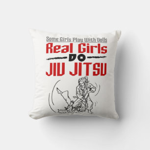 Cojín Decorativo Chicas Reales Jiu Jitsu BJJ Jiujitsu Mujeres