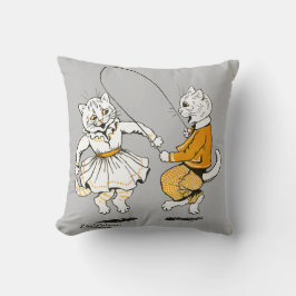Cojín Decorativo Chicas y niños, Louis Wain