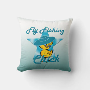Cojín Decorativo Chick de pesca de mosca #7