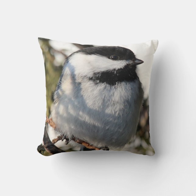 Cojín Decorativo Chickadee (Anverso)