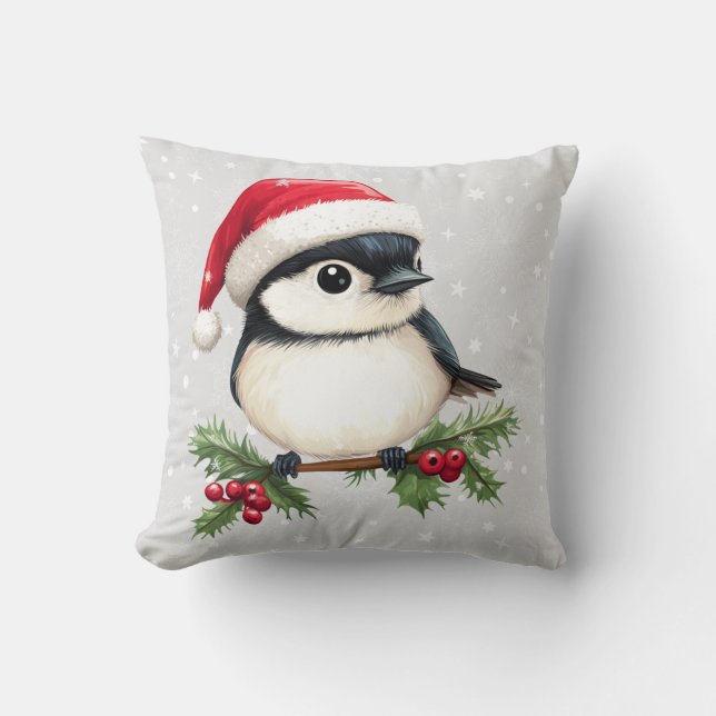 Cojín decorativo Chickadee (Anverso)