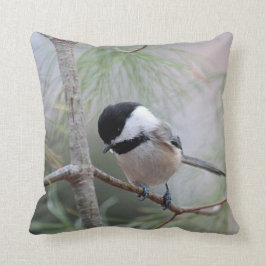 Cojín Decorativo chickadee Negro-capsulado