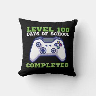 Cojín Decorativo Chicos Nivel 100 Días De Escuela Completados