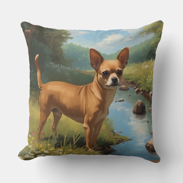 Cojín Decorativo Chihuahua (Anverso)