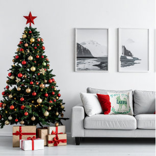 Cojín Decorativo Chihuahua Modern Mint Navideño   Navidad Personali