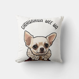Cojín Decorativo Chihuahua wee wa