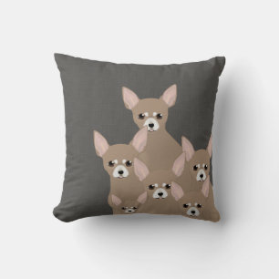 Cojín decorativo Chihuahuas