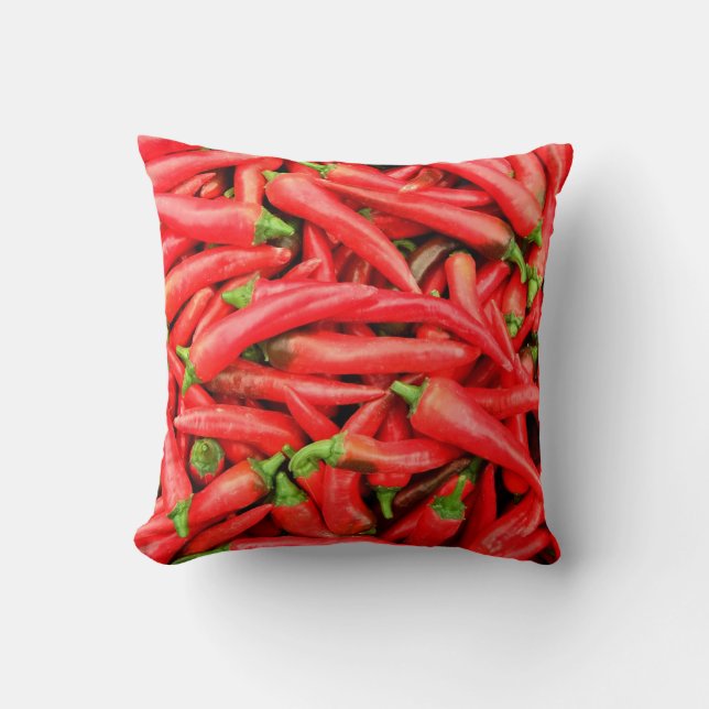 COJÍN DECORATIVO CHILI PEPPERS 2 (Anverso)