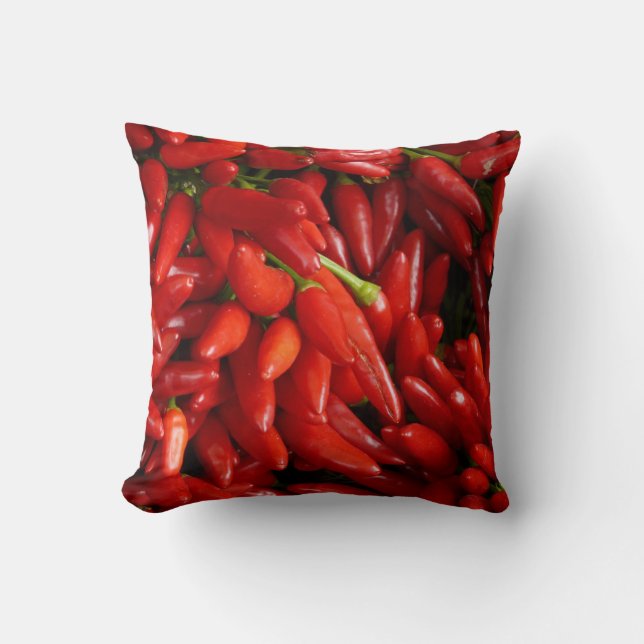 COJÍN DECORATIVO CHILI PEPPERS 3 (Anverso)