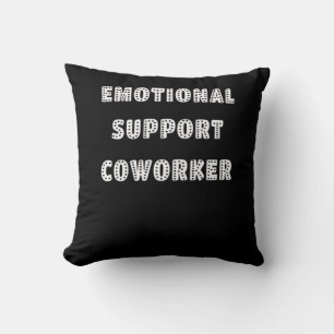 Cojín Decorativo Chill Meme, trabajadora de ayuda emocional