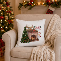 Chimenea de Navidad Reno