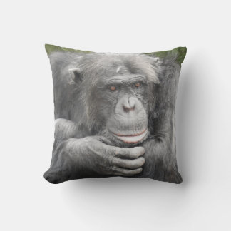 Cojín Decorativo Chimpancé Contemplante