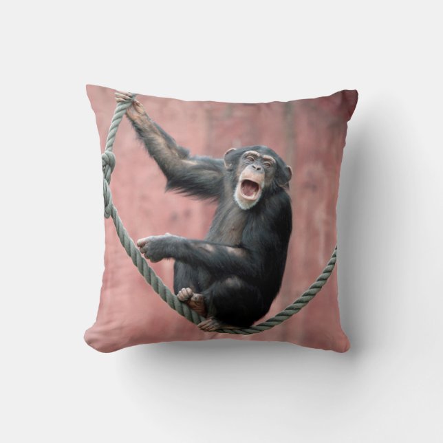 Cojín Decorativo Chimpanzee 001 (Anverso)