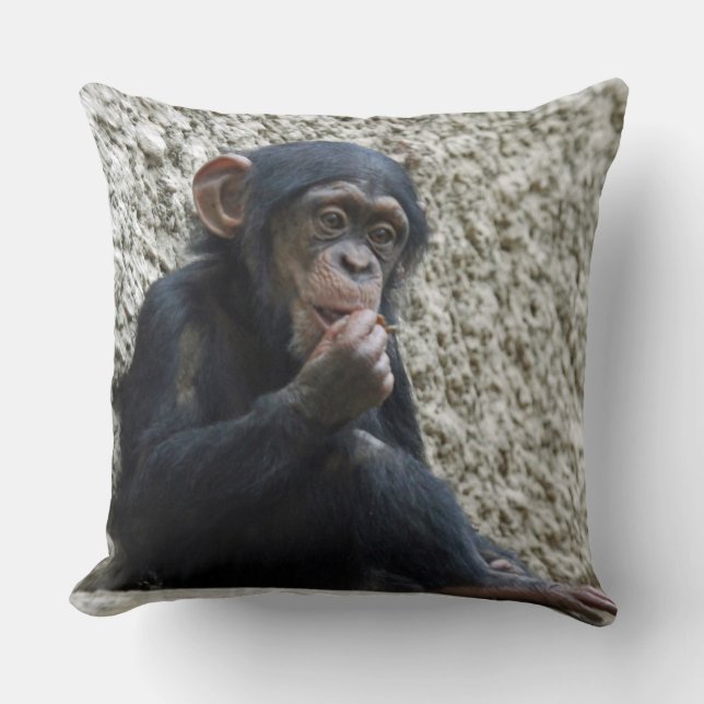 Cojín Decorativo Chimpanzee 013 (Anverso)