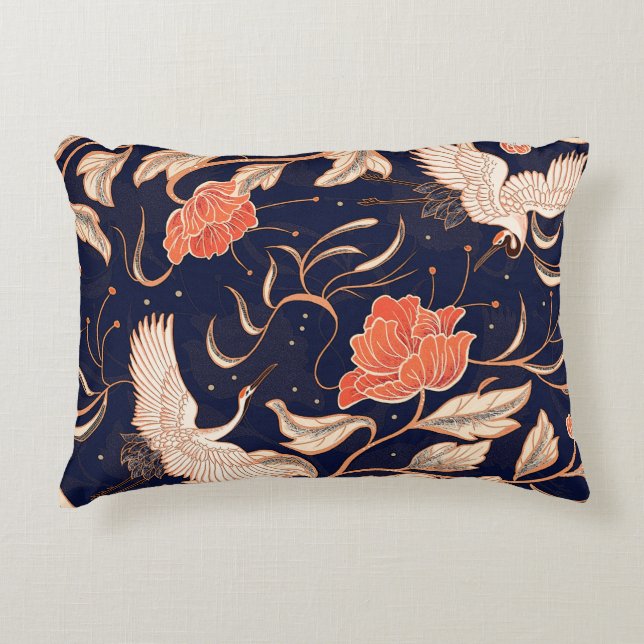 Cojín Decorativo Chinese ancient style beautiful petals (Anverso)