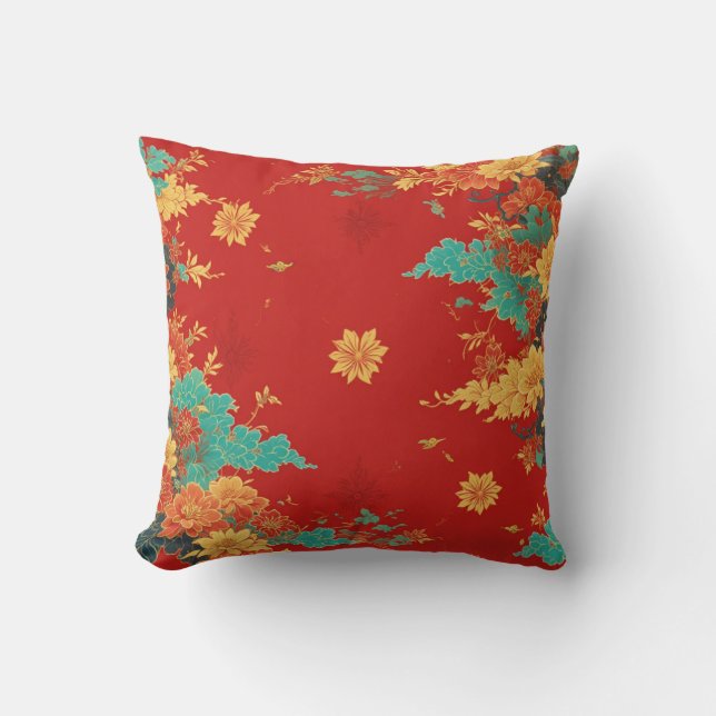 Cojín Decorativo chinese background throw pillow (Anverso)