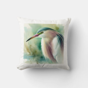 Cojín Decorativo Chinese Pond Heron 060924AREF122 - Watercolor