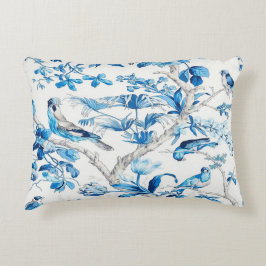 Cojín Decorativo Chinoiserie azul-azul-oriental