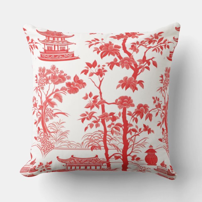 COJÍN DECORATIVO CHINOISERIE BREEZE (Anverso)