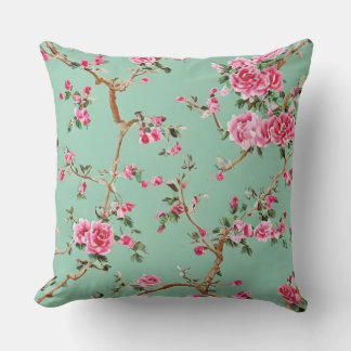 Cojín Decorativo Chinoiserie Floral Pillow