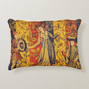 Cojín Decorativo Chinoiserie italiana de estilo mediterráneo de col