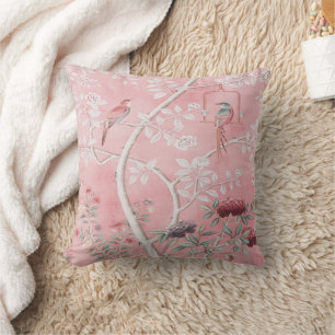 Cojín Decorativo Chinoiserie rosa