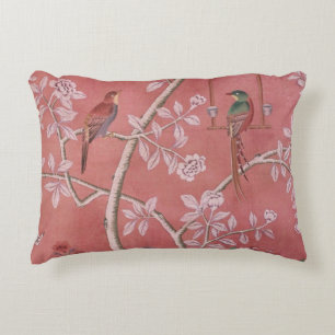 Cojín Decorativo Chinoiserie rosa