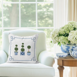 Cojín Decorativo Chinoiserie Topiary Tree with Bows