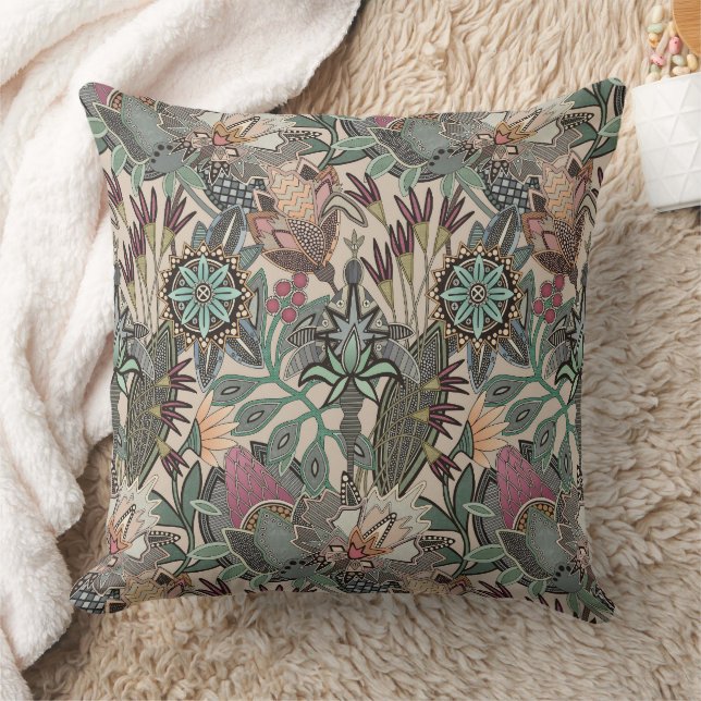 Cojín Decorativo chintz beis steampunk (Manta)
