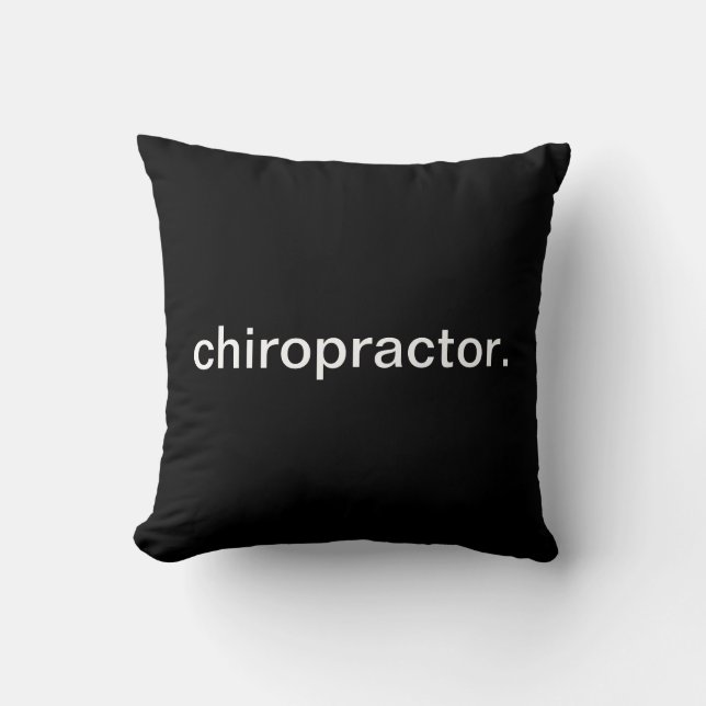 Cojín Decorativo Chiropractor (Anverso)