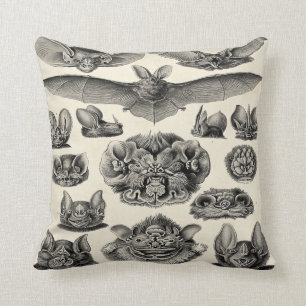 Cojín Decorativo Chiroptera de Haeckel