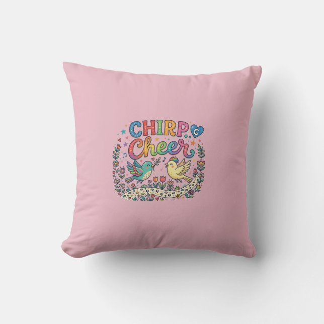 Cojín Decorativo Chirrido Alegría (Anverso)