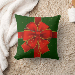 Cojín decorativo chispeante de Mojo del navidad