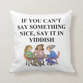 Cojín Decorativo chiste del yiddish